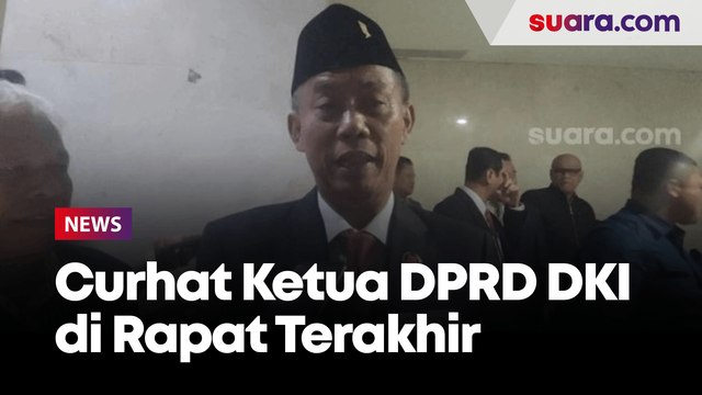 Ketua DPRD DKI 2 Periode, Curhatan Prasetyo Edi Pimpin Rapat Paripurna Terakhir: Kalau Percik-Percik Kecil itu Biasa