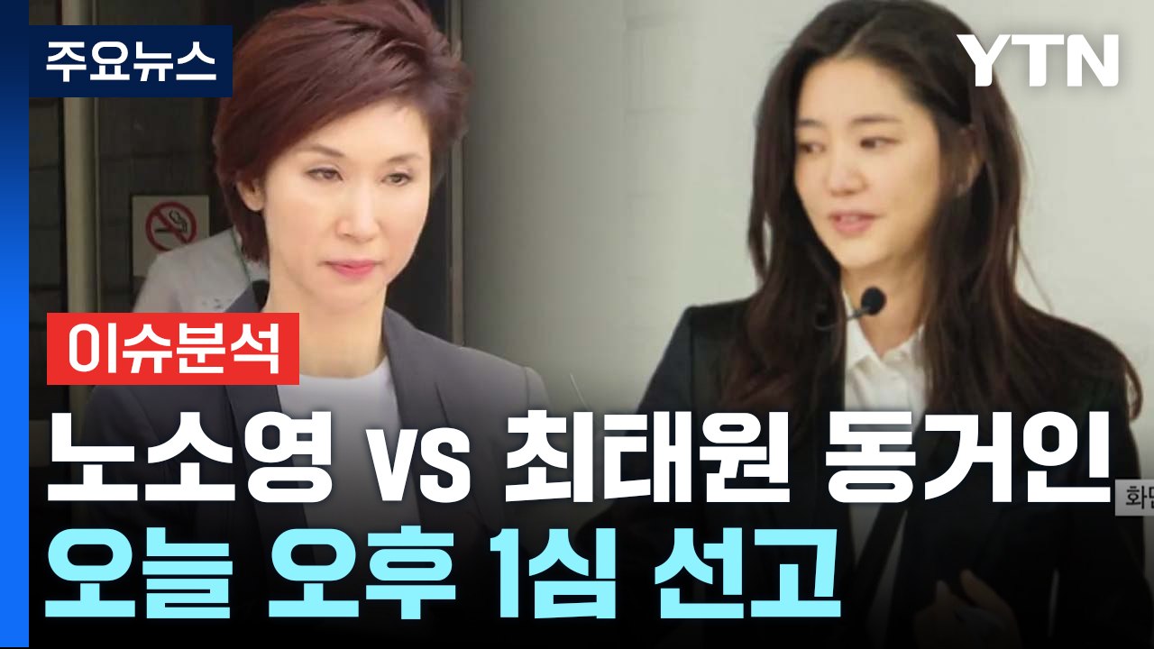 [뉴스퀘어10] 노소영, 최태원 동거인 위자료 청구 소송...결과는? / YTN