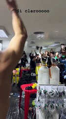 El festejo por la clasificación en la Copa Libertadores, de los jugadores de Peñarol que recordaron a Nacional