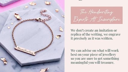 Discover Inscripture | UK's Leading Handwriting Engraving Specialists