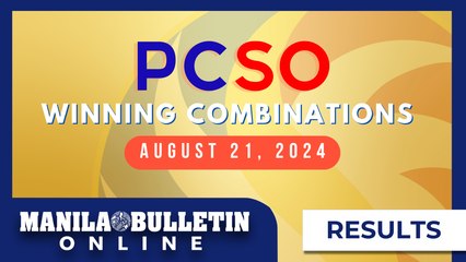 Lotto Draw Results, August 21, 2024 | Grand Lotto 6/55, Mega Lotto 6/45, 4D, 3D, 2D