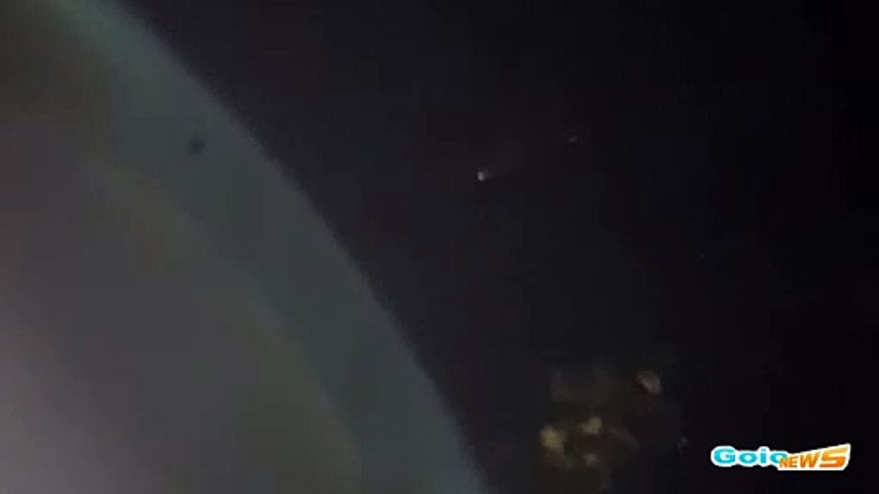 Goioerense filma cometa passando pelo céu de Goioerê