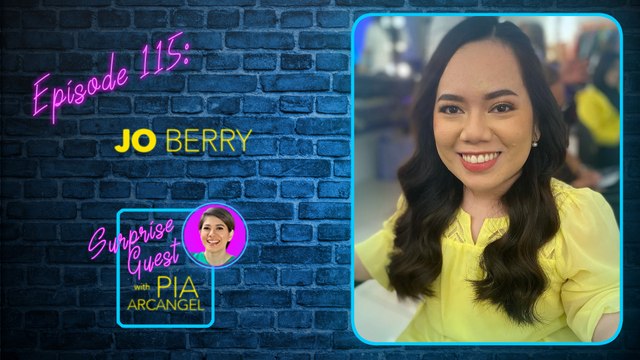 Big dreams and big roles ni Jo Berry | Surprise Guest with Pia Arcangel