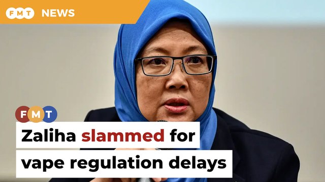 Health group hits out at Zaliha for vape control enforcement delays