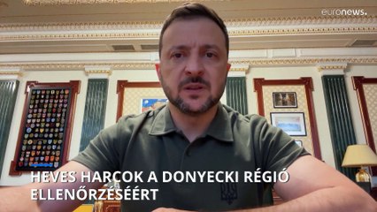 Heves harcok, orosz előrenyomulás a donyecki régióban