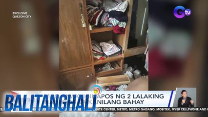 Mag-anak, iginapos ng 2 lalaking nanloob sa kanilang bahay | Balitanghali