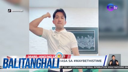 Dennis Trillo, kumasa sa #MaybeThisTime dance challenge | Balitanghali
