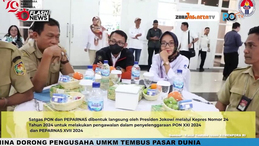 MENPORA HADIRI RAKOR SATGAS PON DAN PEPARNAS 2024