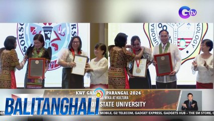 Mga natatanging mag-aaral at propesyonal, kinilala ng Komisyon sa Wikang Filipino | Balitanghali