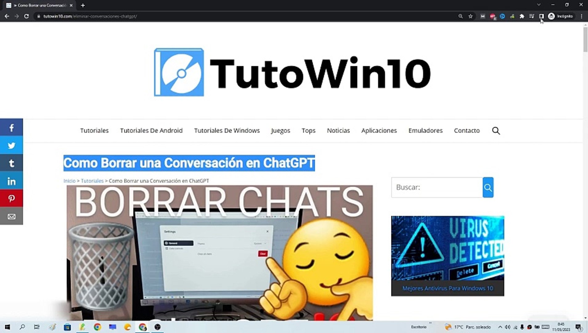 Como ELIMINAR CONVERSACIONES en CHATGPT PASO a PASO