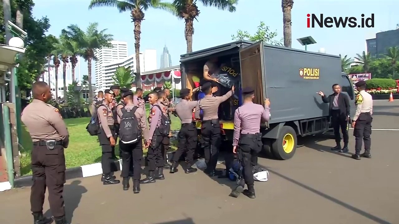 3.200 Personel Kepolisian Amankan Aksi Demo Tolak RUU Pilkada di DPR/MPR RI