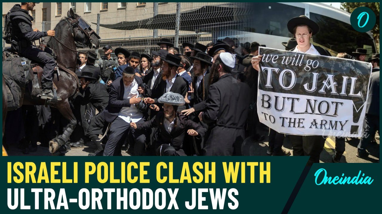 Supreme Court Ruling Triggers Violent Showdown in Jerusalem: Police Clash with Ultra-Orthodox Jews
