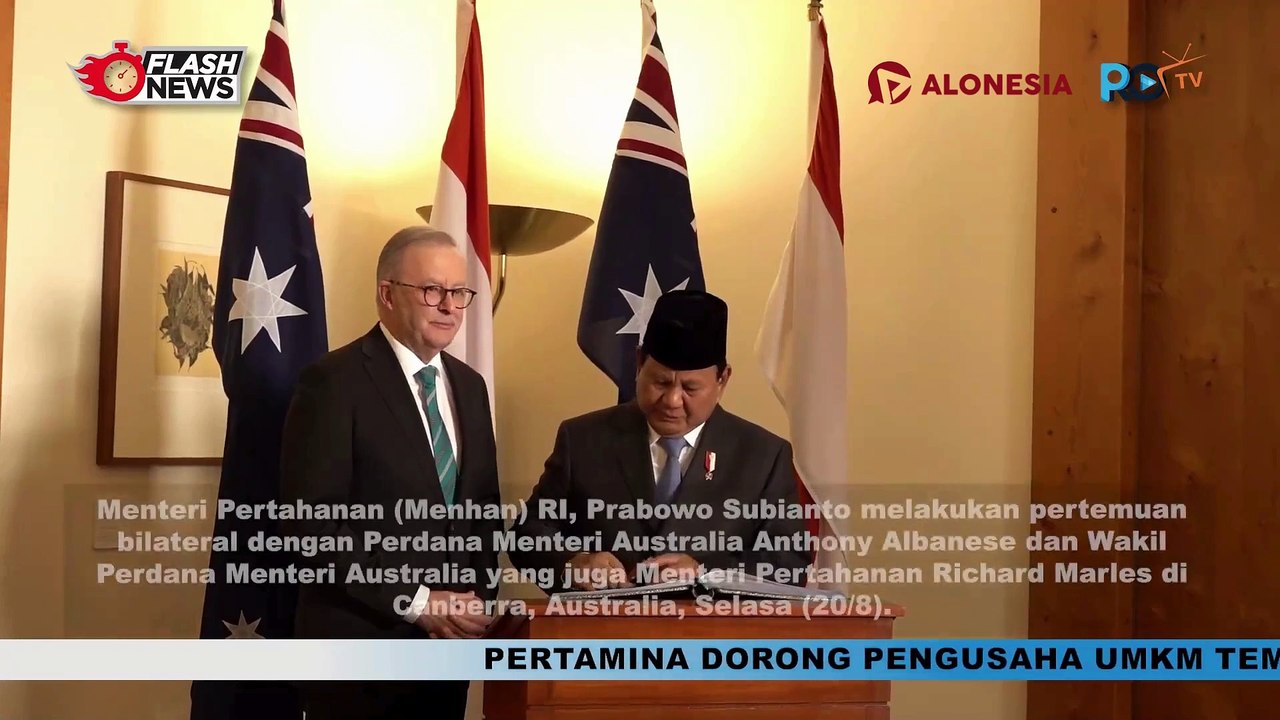 Lakukan Pertemuan Bilateral Prabowo dan PM Australia Bahas Tantangan Regional dan Latihan Bersama