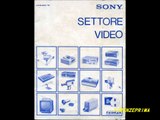 Sony Furman Settore Video Catalogo generale per il mercato italiano 1976