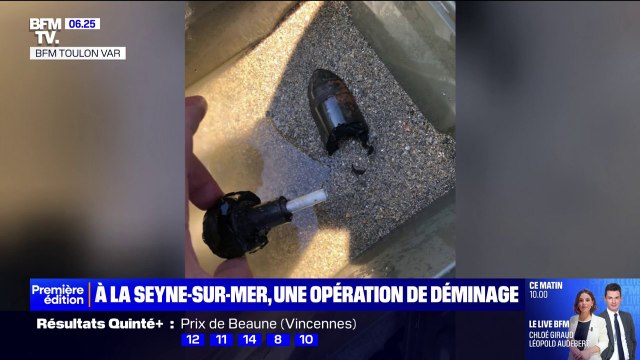 Une opération de déminage pour un engin datant de la Seconde Guerre mondiale a eu lieu sur une plage de la Seyne-sur-Mer