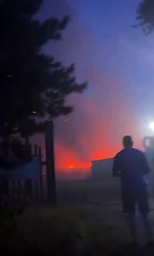 Huge fire causes chaos for drivers on A1 south of Doncaster