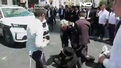 No Comment : des ultra-orthodoxes manifestent contre le service militaire obligatoire en Israël