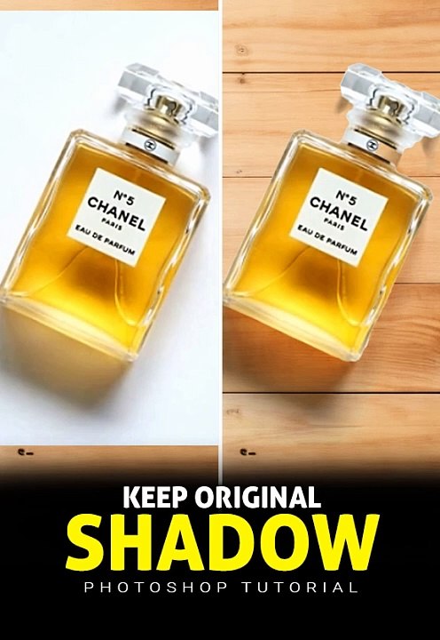 How to Keep original shadow of the products in Photoshop Tutorial