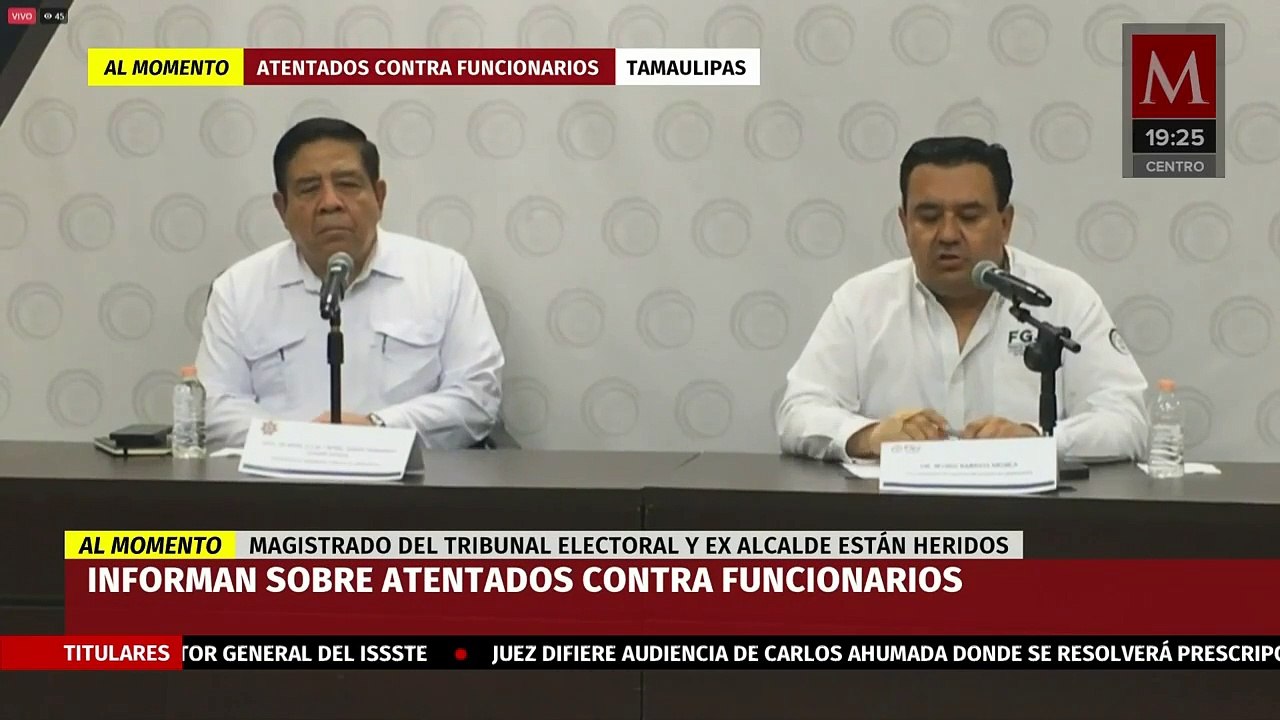 Autoridades emiten declaraciones sobre ataques armados a funcionarios en Ciudad Victoria, Tamaulipas