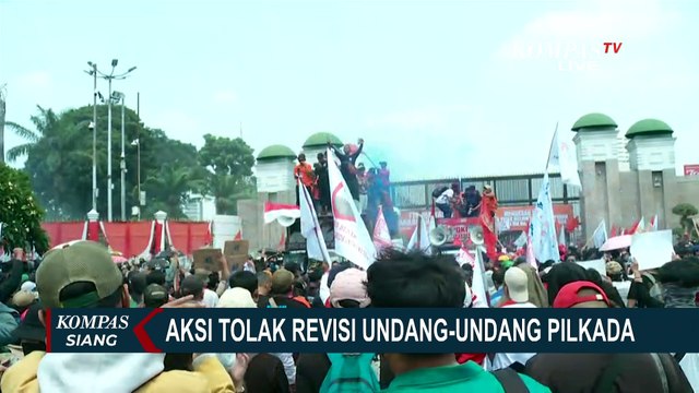 Aksi Massa Kawal Putusan MK di Yogyakarta, Kecam Revisi UU Pilkada!