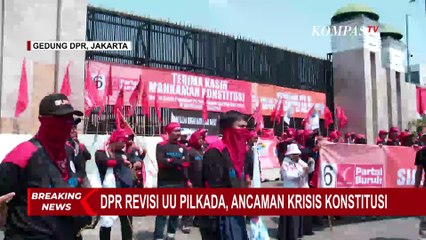 Breaking News! Aksi Tolak Revisi UU Pilkada, Ahli Hukum Tata Negara Bahas Bahaya Koalisi Gemuk