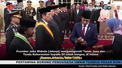 Kader Partai Golkar Terima Tanda Jasa dan Kehormatan Dari Presiden