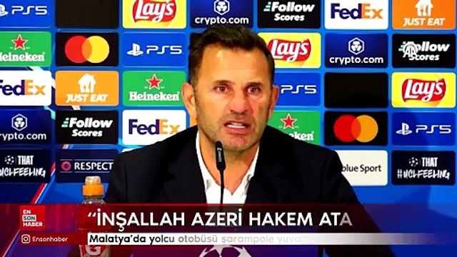 Okan Buruk: Rövanşa Azeri hakem verilsin ödeşelim