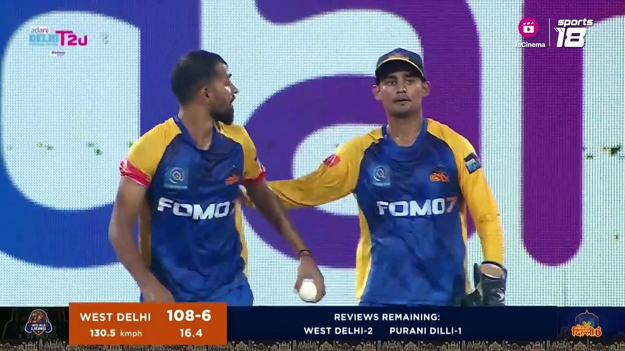Purani Dilli 6 vs Western Delhi Lions _ DPLT20 Highlights _ JioCinema & Sports18