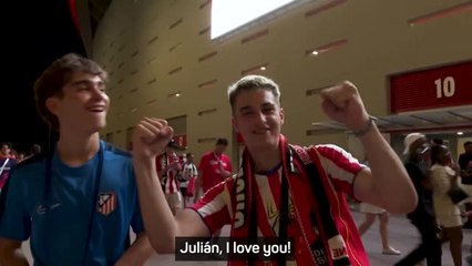 'A phenomenon' - Atletico Madrid fans welcome Alvarez and Gallagher