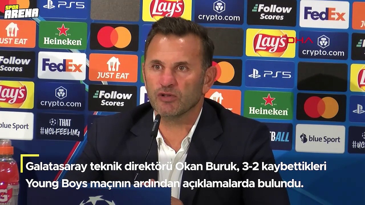 Galatasaray'da Okan Buruk'tan hakem Daniel Siebert için sert sözler! 'Rövanşa Azeri hakem atansın'