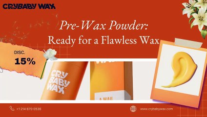 Pre-Wax Powder: Ready for a Flawless Wax | Crybaby Wax