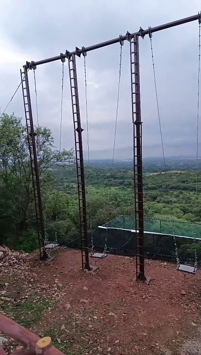 हमीरगढ़ इको पार्क में 30 फीट ऊंचा जाएगा झूला, नीचे 50 फीट गहरी खाई