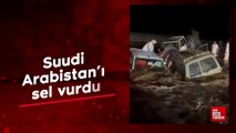 Suudi Arabistan’ı sel vurdu