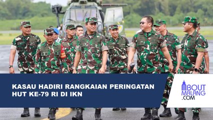 KEPALA STAF ANGKATAN UDARA HADIRI RANGKAIAN PERINGATAN HUT KE-79 KEMERDEKAAN RI DI IKN