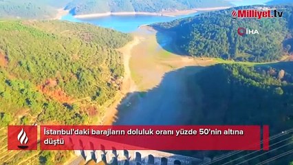 İstanbul barajlarında kritik durum! İşte doluluk oranları...
