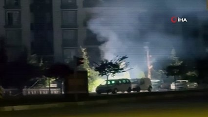 Adıyaman'da elektrik hattında art arda patlamalar yaşandı