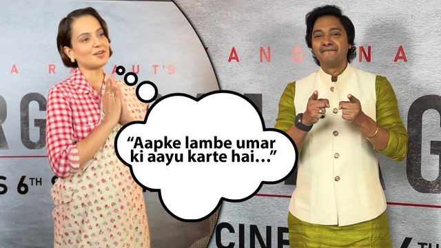 Kangana Ranaut Showers Blessings On Paparazzo's Birthday At 'Emergency Promotions With Shreyas Talpade