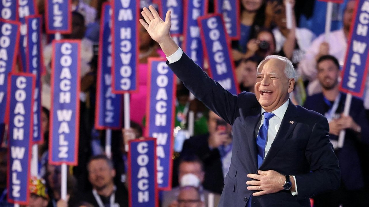 'Ehre meines Lebens': US-Demokrat Walz nimmt Nominierung an