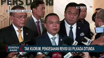 Tak Penuhi Syarat Kuorum, Pengesahan Revisi UU Pilkada oleh DPR Ditunda!