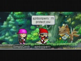 Tong Hua with Maple Story