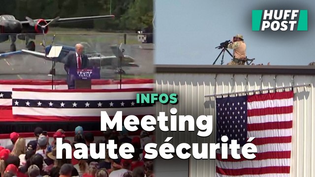 Trump très protégé pour son premier meeting extérieur depuis sa tentative d’assassinat
