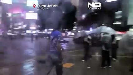 No Comment: piogge torrenziali investono Tokyo, disagi ai trasporti