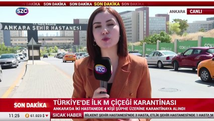 Ankara'da M Çiçeği karantinası