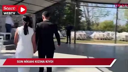 Son nikâhı kızına kıydı