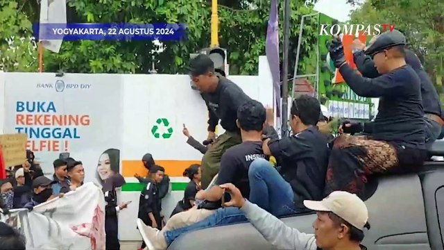 Mahasiswa Yogyakarta Turun ke Jalan, Gelar Aksi Tolak Revisi UU Pilkada