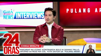 Dennis Trillo, mapapanood na bilang pinakamabagsik na kontrabida sa "Pulang Araw"; Rochelle Pangilinan at Katrina Halili, new addition sa Sparkle family l 24 Oras