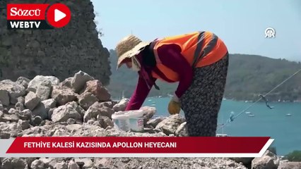 Fethiye Kalesi'nde Apollon heyecanı