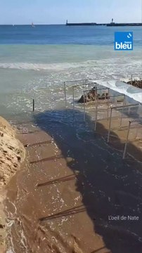Les grandes marées aux Sables-d'Olonne - 21 août 2024