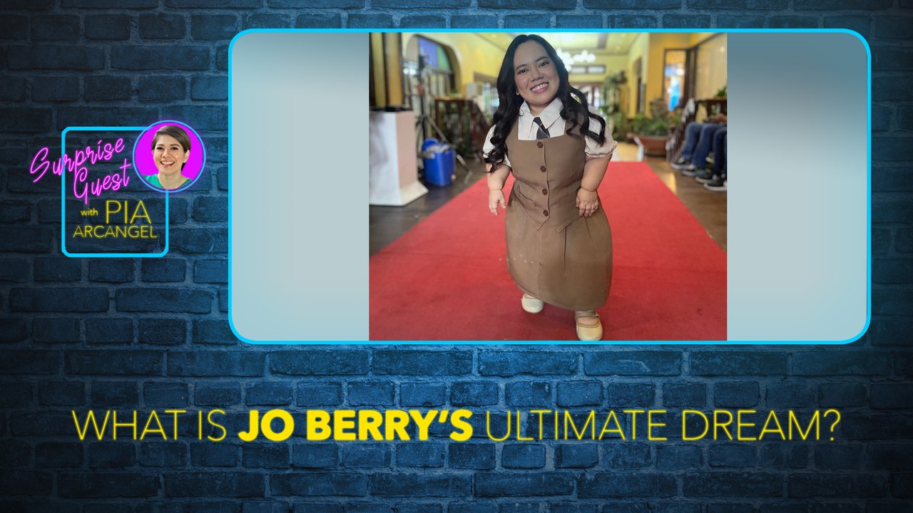 Jo Berry, pangarap na maging abogado | Suprise Guest with Pia Arcangel