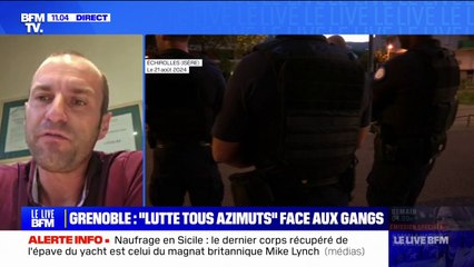 Stéphane Gianesello (Alliance Police Nationale), sur les fusillades à Grenoble: "Dès que les renforts CRS partent, le point de deal se remet en place et c'est reparti de plus belle"